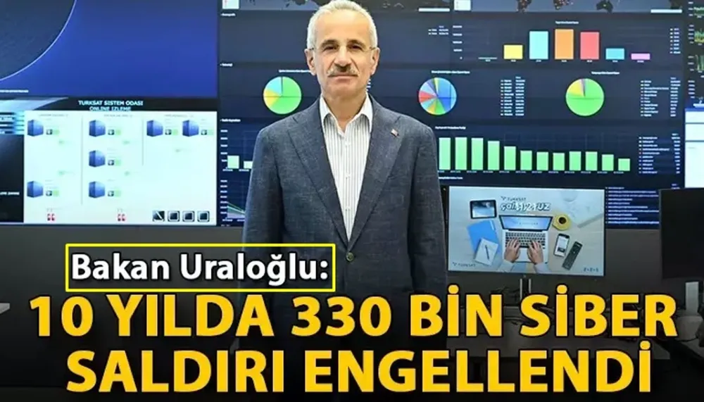10 YILDA 330 BİN SİBER SALDIRI ENGELLENDİ!