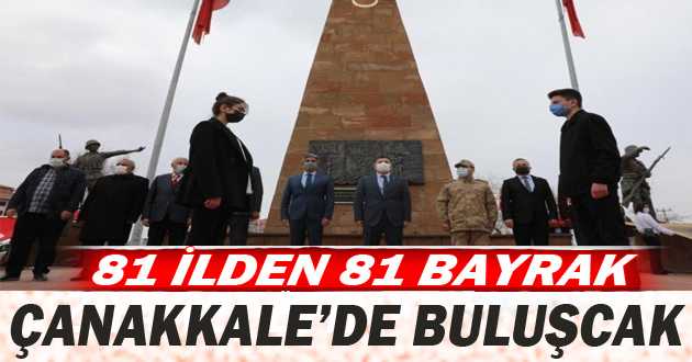 81 ilden 81 bayrak Çanakkale