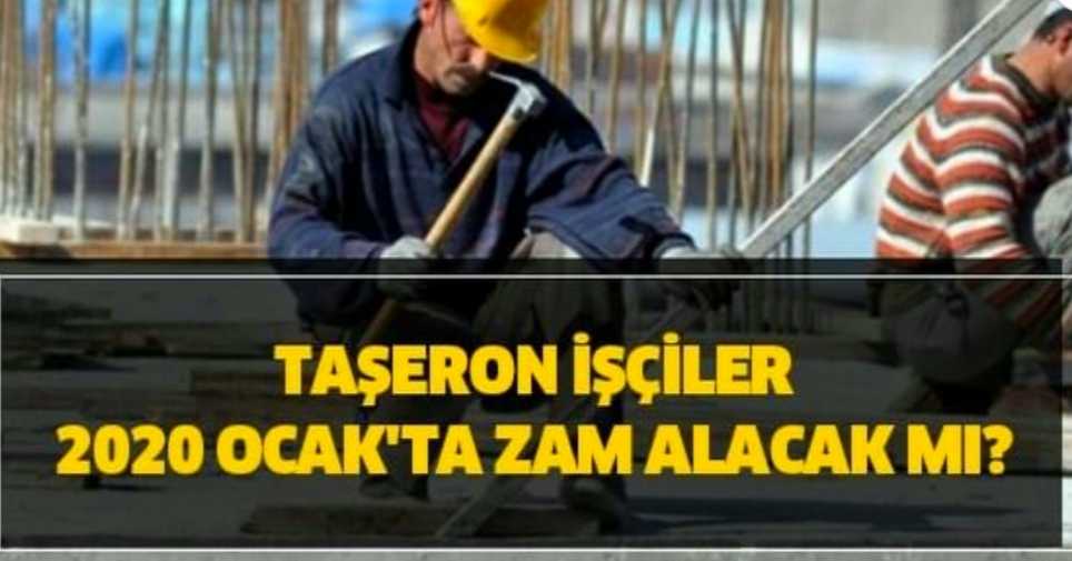 9 Aralık taşeron işçi zam haberi: Kadroya geçen taşeron işçiler 2020 Ocak