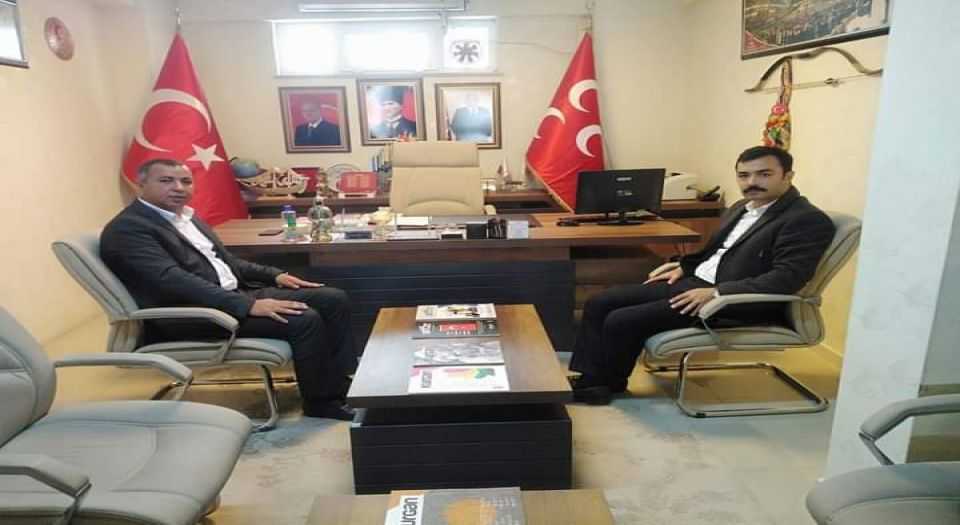 Polateli Kaymakamından MHP Kilis İl Başkanlığına ziyaret