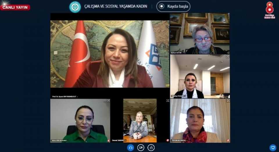 Turgut Özal Üniversitesinde Kadınlar Gününe özel e-konferans