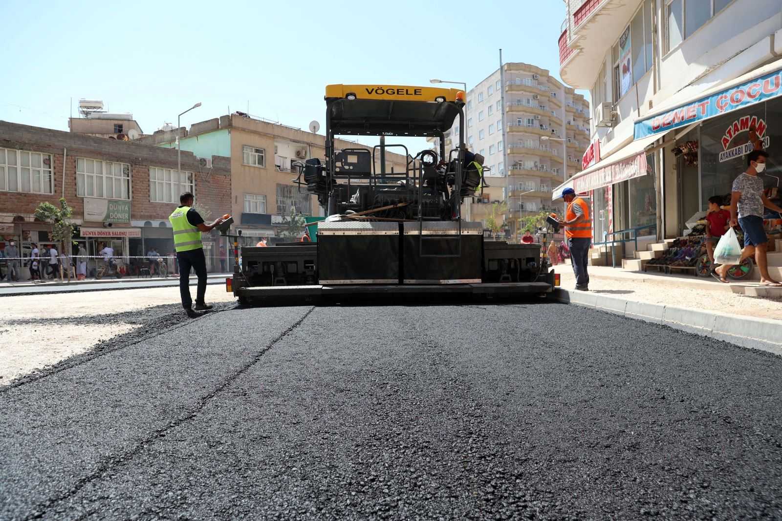Mardinde 600 kilometrelik asfalt çalışması