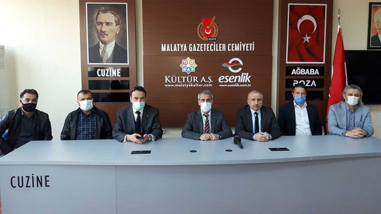 Malatyada Kızılaydan gazetecilere ziyaret