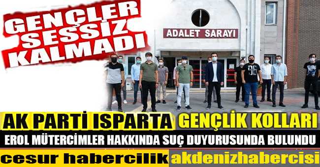 AK Parti Isparta gençlik kollarından basın açıklaması