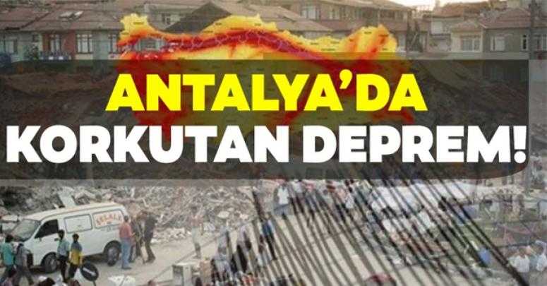 Son Dakika: Antalya’da korkutan deprem! Peş peşe sarsıntılar - Kandilli Rasathanesi ve AFAD son depremler listesi…
