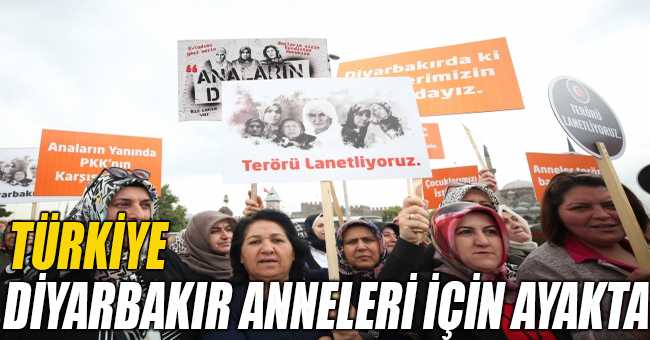 Türkiye Diyarbakır anneleri için ayakta