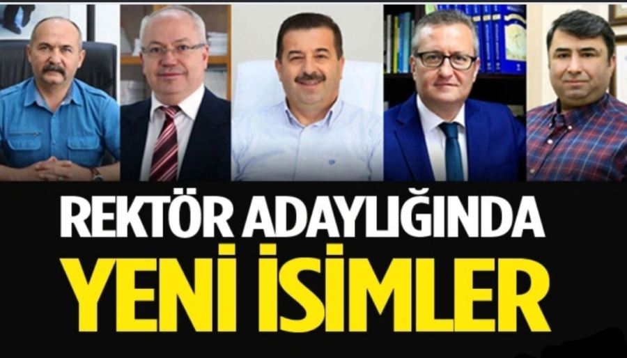 SDÜ’de yeni rektör adayları