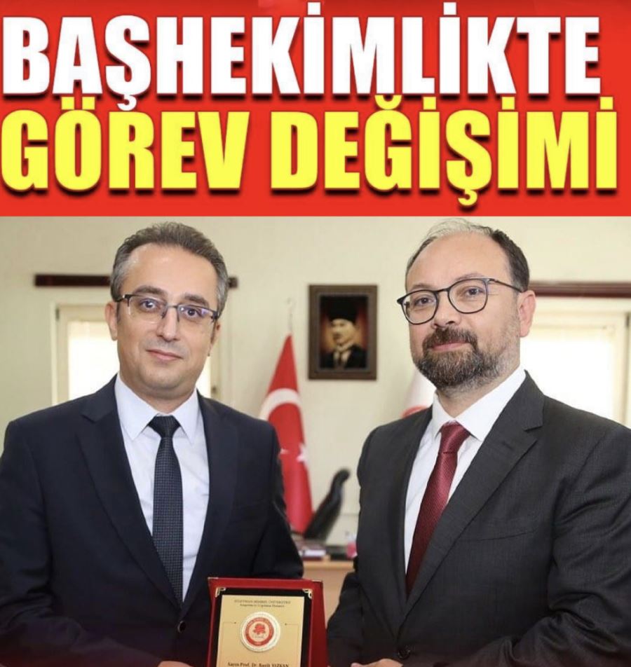 Ssü Hastanesi Başhekimlikte Görev Değişimi