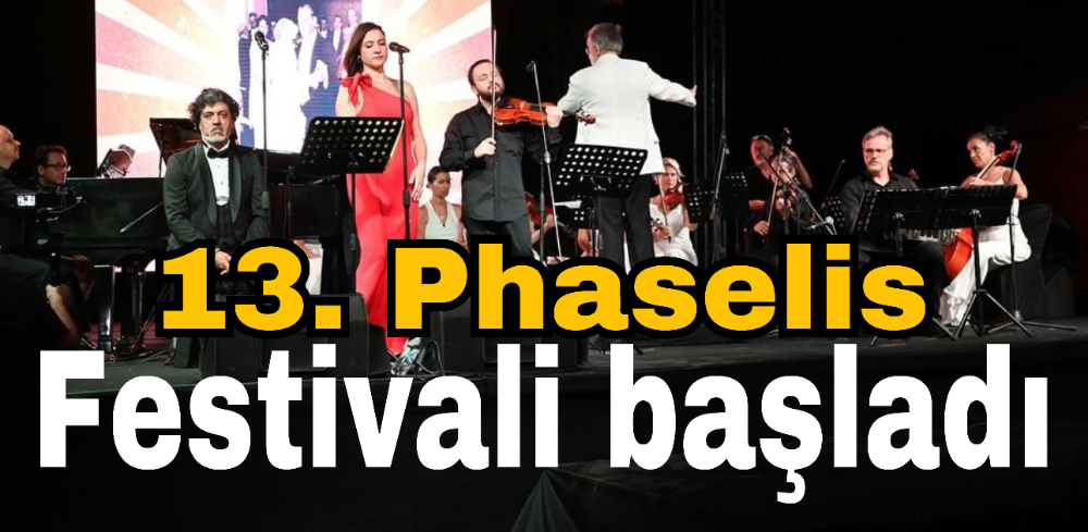 13. Phaselis Festivali başladı