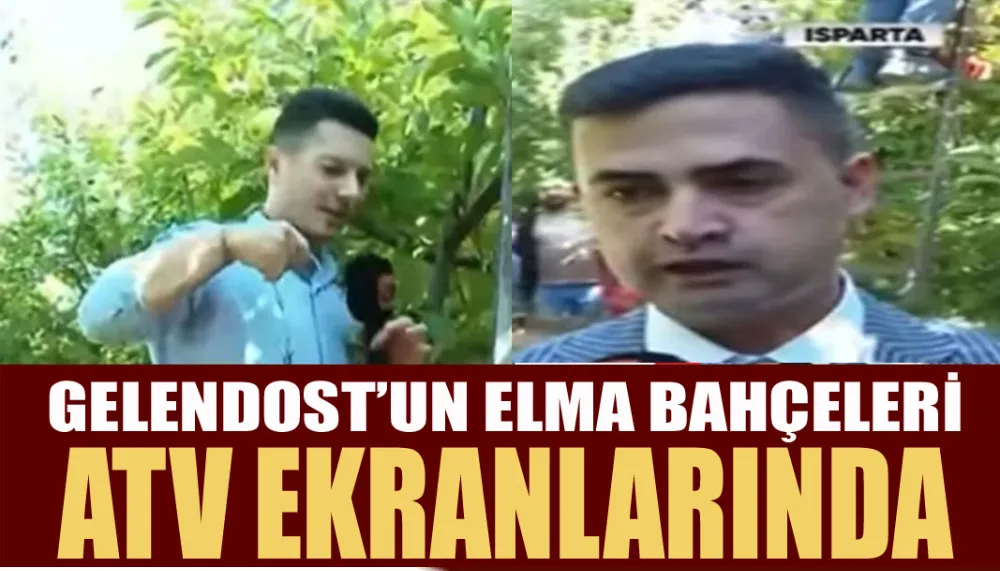 Gelendost’ta elmaları ATV ekranlarında