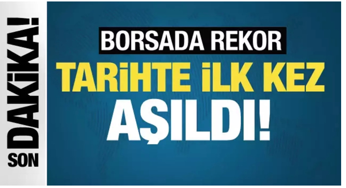 Borsada rekor: 10 bin puan aşıldı