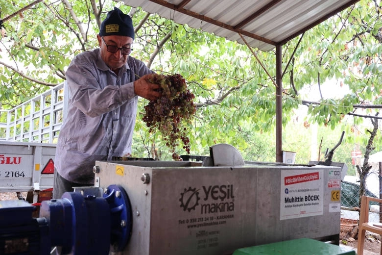 Antalya’da pekmez üreticisine teknolojik destek