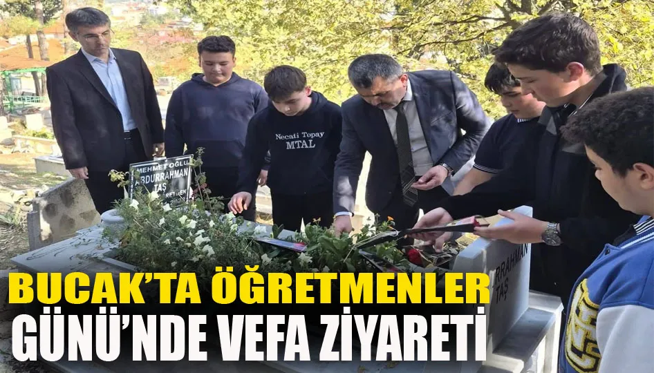 Bucak’ta öğretmenler günü’nde vefa ziyareti