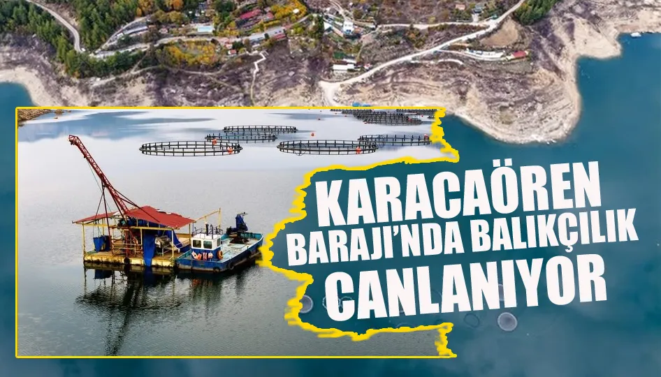 Karacaören Barajı’nda Balıkçılık canlanıyor