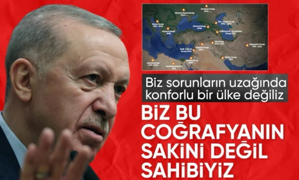 Cumhurbaşkanı Erdoğan: Biz bu coğrafyanın sakinleri değil, sahibiyiz