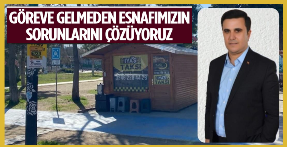 Esnafın talebi anında yerine getirildi