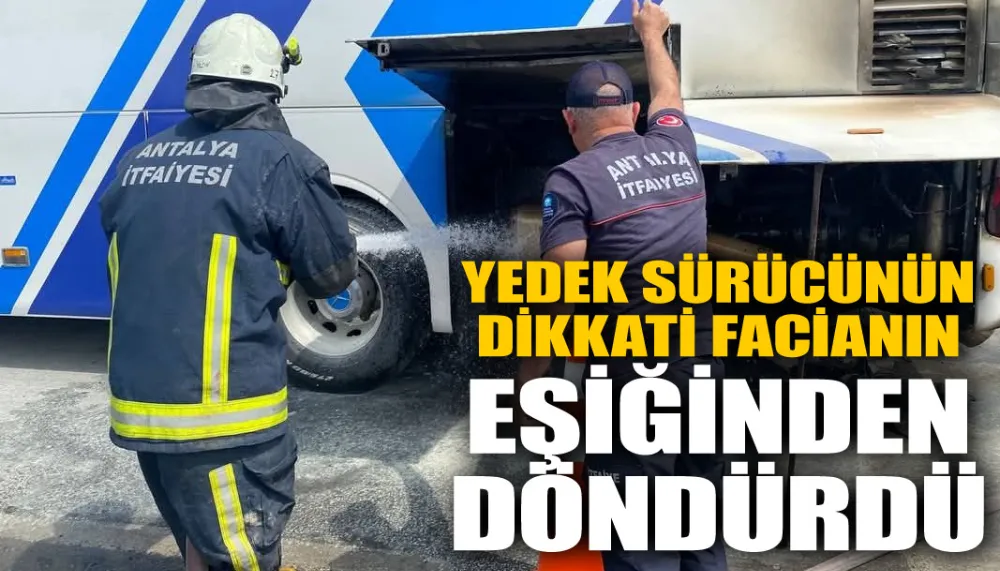 Yedek sürücünün dikkati facianın eşiğinden döndürdü