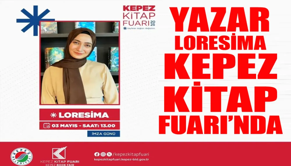 Yazar Loresima, Kepez Kitap Fuarı’nda