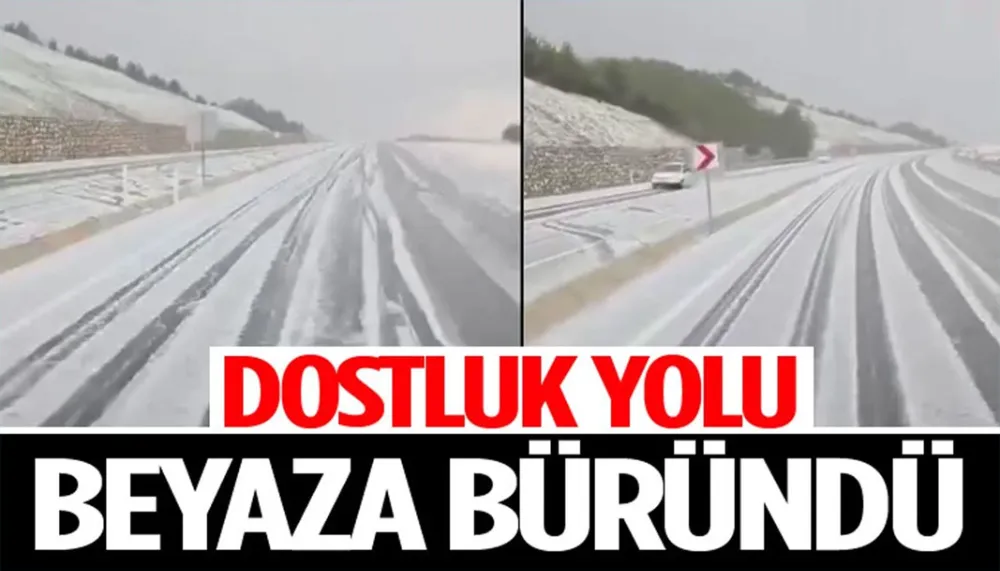 Isparta – Burdur Dostluk Yolu Beyaza Büründü