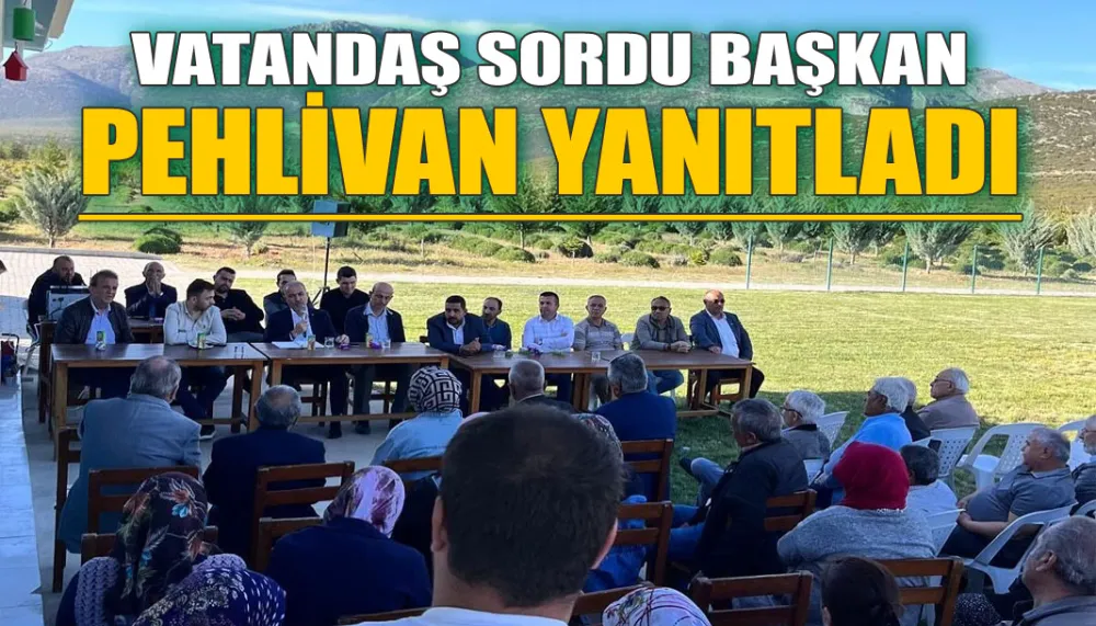 Vatandaş sordu Başkan Pehlivan yanıtladı