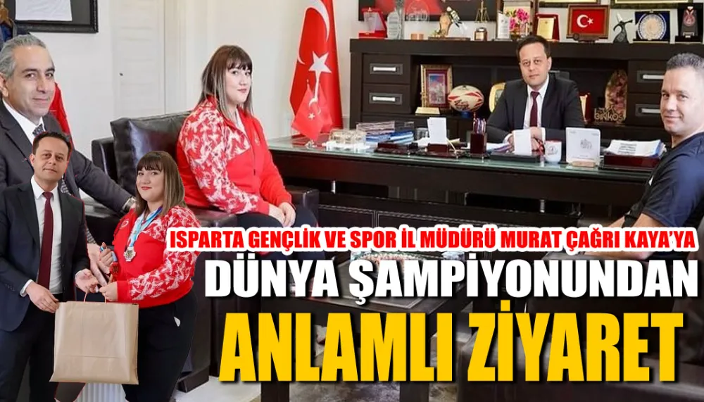 Dünya şampiyonundan anlamlı ziyaret
