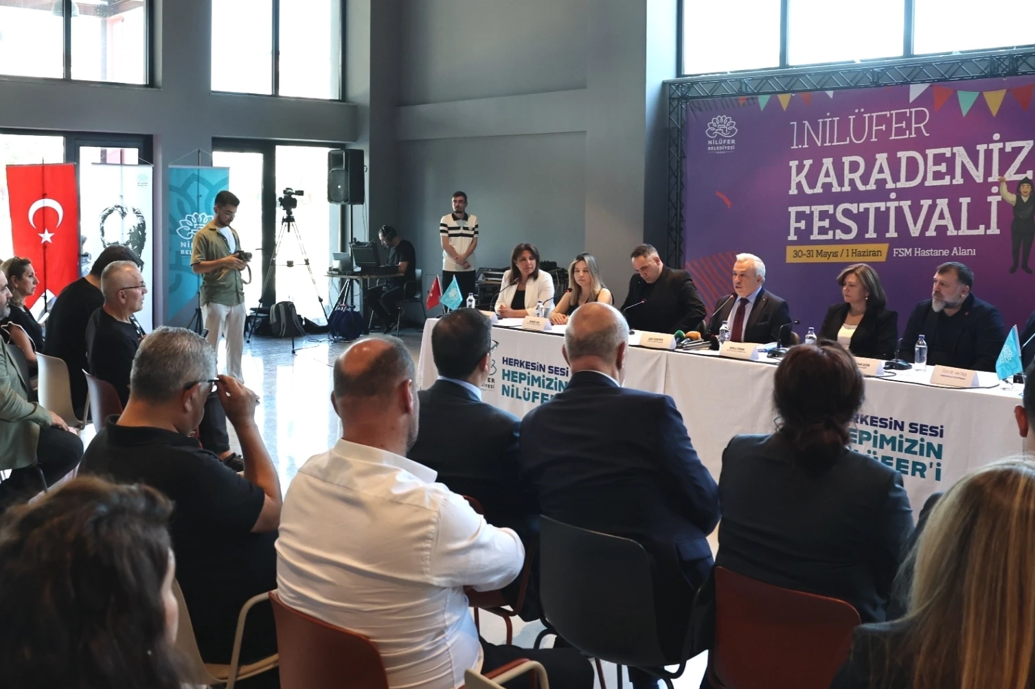 Bursa Nilüfer’de Karadeniz Festivali zamanı