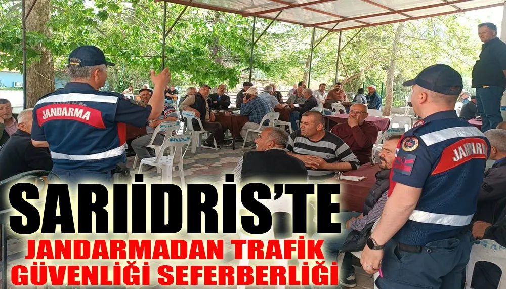 Sarıidris’te Jandarmadan Trafik Güvenliği Seferberliği