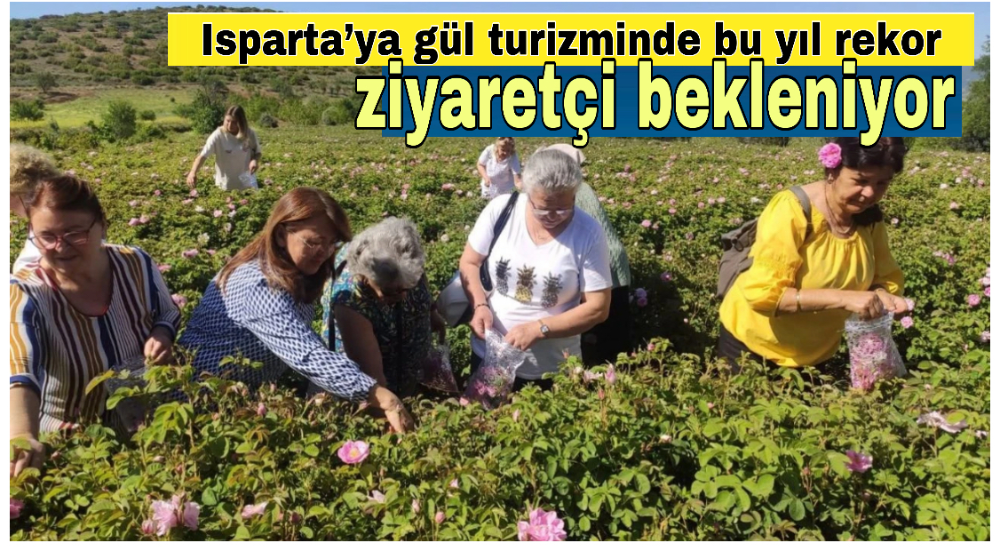 Isparta’ya gül turizminde bu yıl rekor ziyaretçi bekleniyor