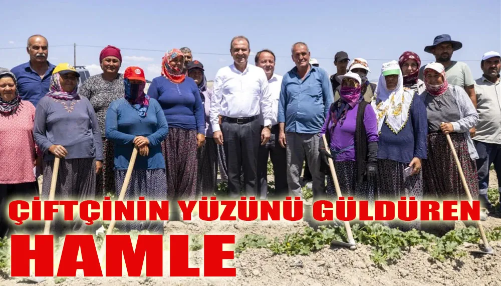 Çiftçinin yüzünü güldüren hamle