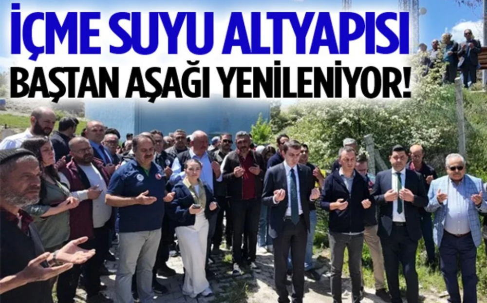 Uluborlu’da İçme Suyu Hatları Ve Su Depoları Yenileniyor