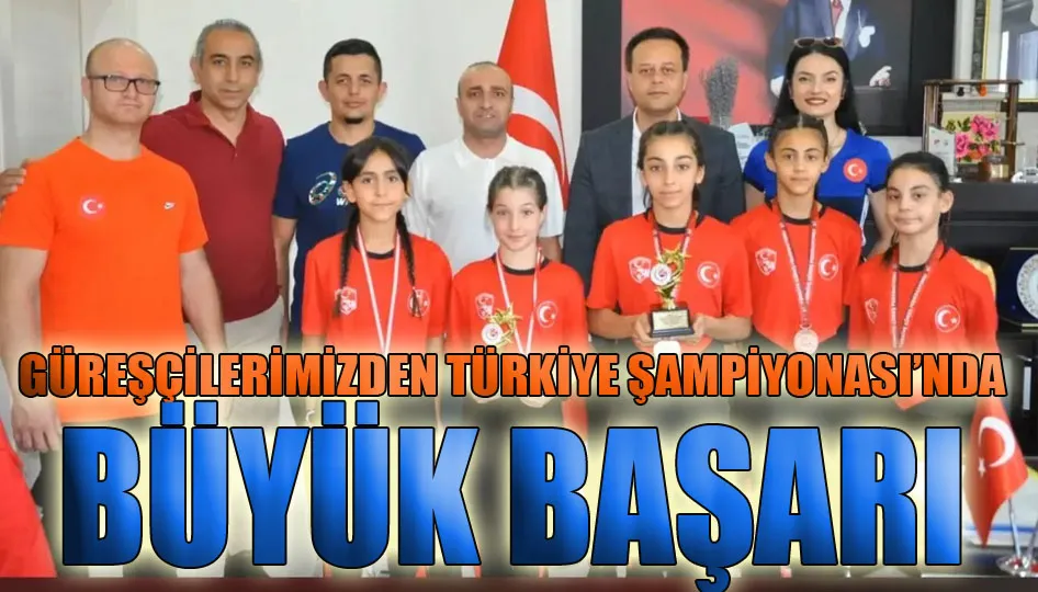 Güreşçilerimizden Türkiye şampiyonası’nda büyük başarı