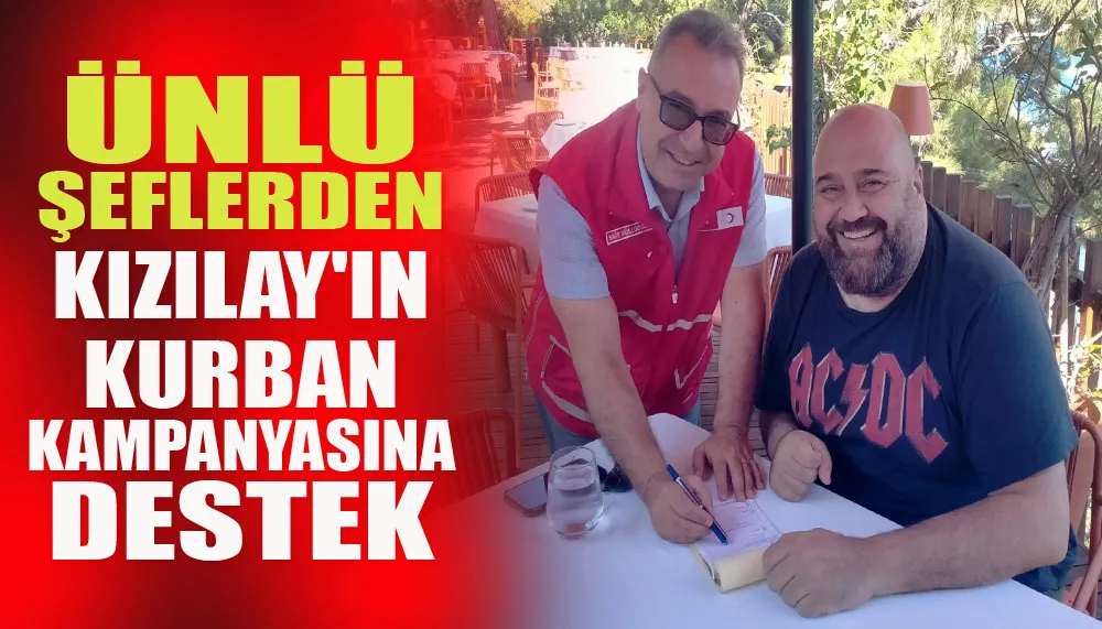 Ünlü şeflerden Kızılay