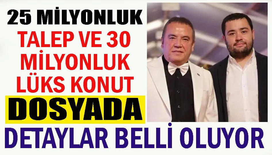 Muhittin Böcek gözaltında 25 milyonluk talep ve 30 milyonluk lüks konut dosyada