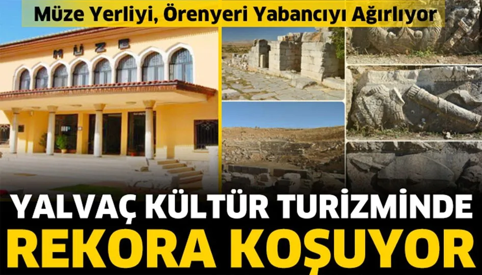 Yalvaç Müzesi ve Pisidia Antiokheia Antik Kenti’ni 38 bin kişi ziyaret etti