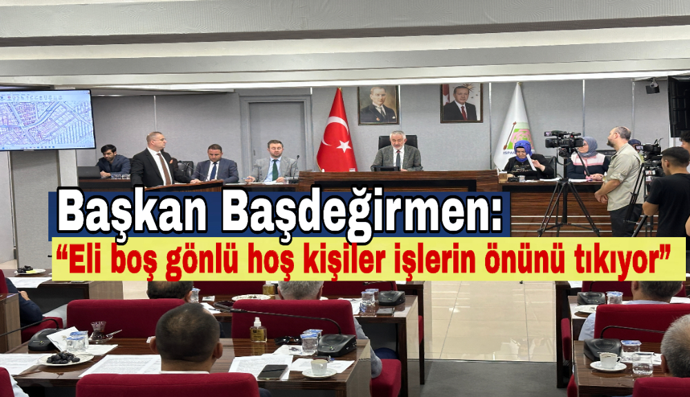 Başkan Başdeğirmen: “Eli boş gönlü hoş kişiler işlerin önünü tıkıyor”