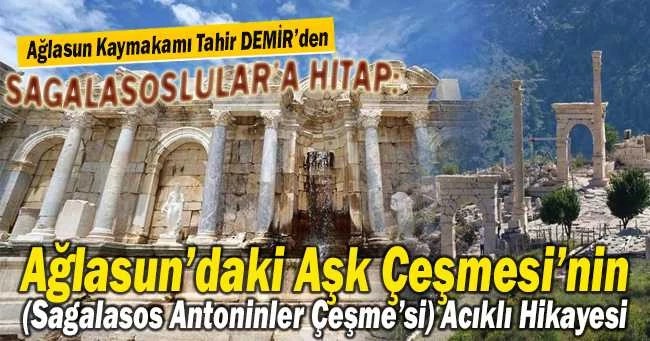 Ağlasun’daki Aşk Çeşmesi’nin (Sagalasos Antoninler Çeşme’si) Acıklı Hikayesi