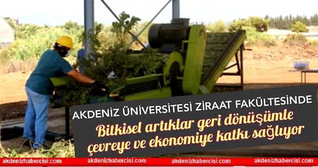 Bitkisel artıklar geri dönüşümle çevreye ve ekonomiye katkı sağlıyor