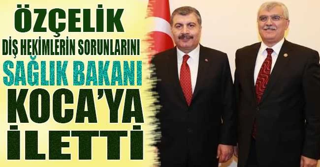 Özçelik, Diş Hekimlerin Sorunlarını Bakan Koca