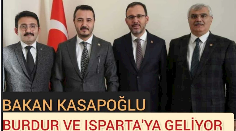 Bakan Kasapoğlu Burdur ve Isparta